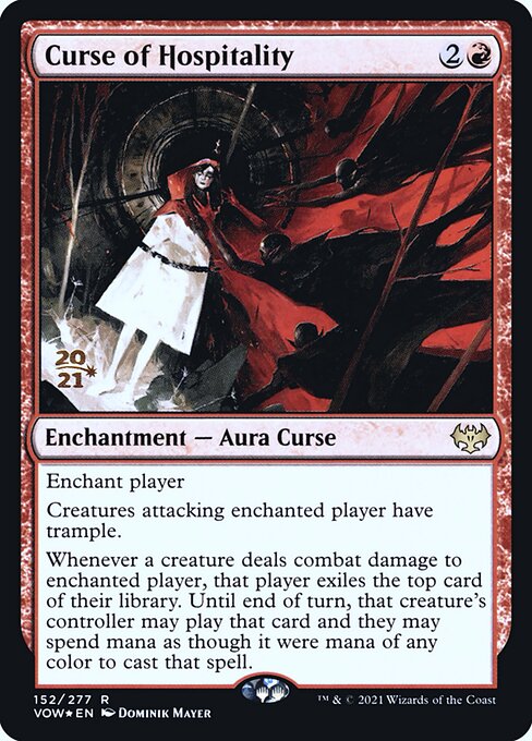 Curse of Hospitality (152s) [Innistrad: Crimson Vow Promos]