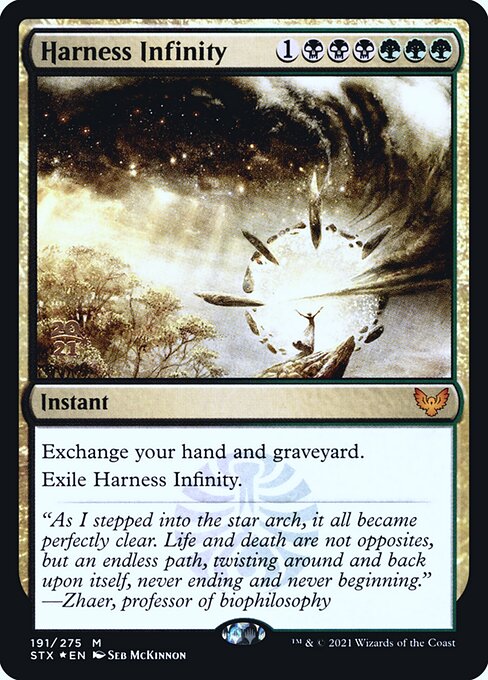 Harness Infinity (191s) [Strixhaven: School of Mages Promos]