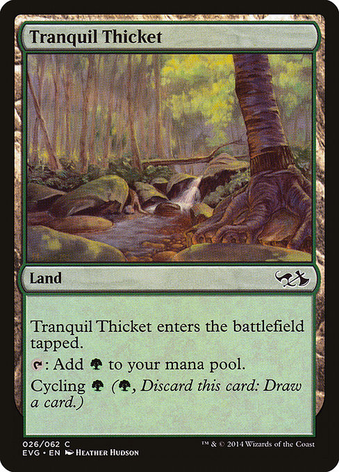 Tranquil Thicket (26) [Duel Decks Anthology: Elves vs. Goblins]