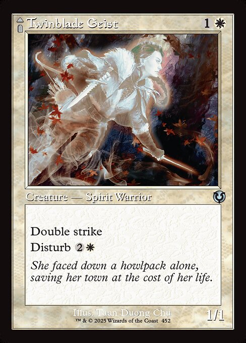 Twinblade Geist // Twinblade Invocation (452) [Innistrad Remastered]
