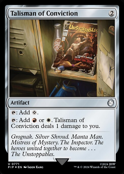 Talisman of Conviction (771) [Fallout]