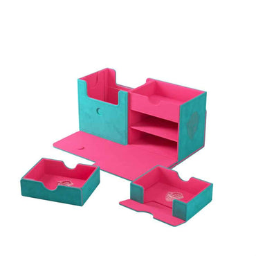 Gamegenic The Academic 133+ XL Teal/Pink Deck Box image 0