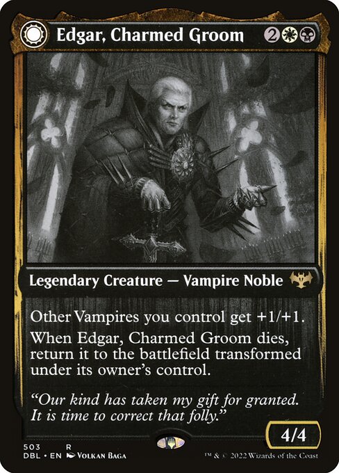 Edgar, Charmed Groom // Edgar Markov's Coffin (503) [Innistrad: Double Feature]