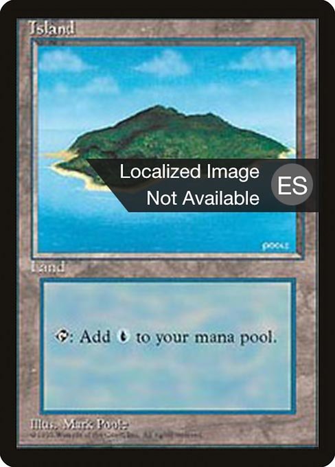 Island (368) [Fourth Edition Foreign Black Border]