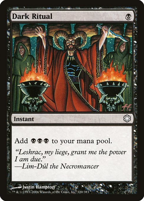 Dark Ritual (120) [Coldsnap Theme Decks]