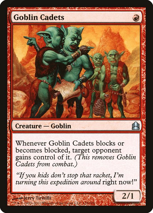 Goblin Cadets (125) [Commander 2011]