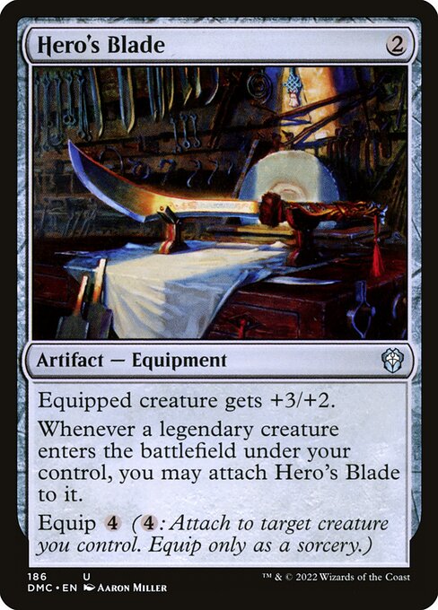 Hero's Blade (186) [Dominaria United Commander]