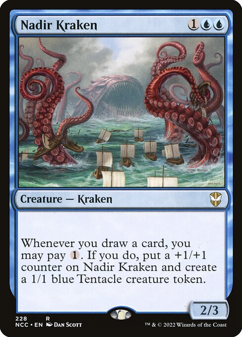 Nadir Kraken (228) [New Capenna Commander]