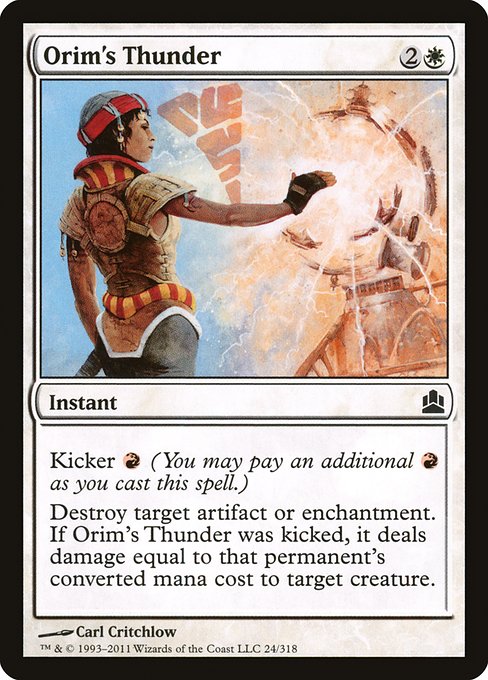 Orim's Thunder (24) [Commander 2011]