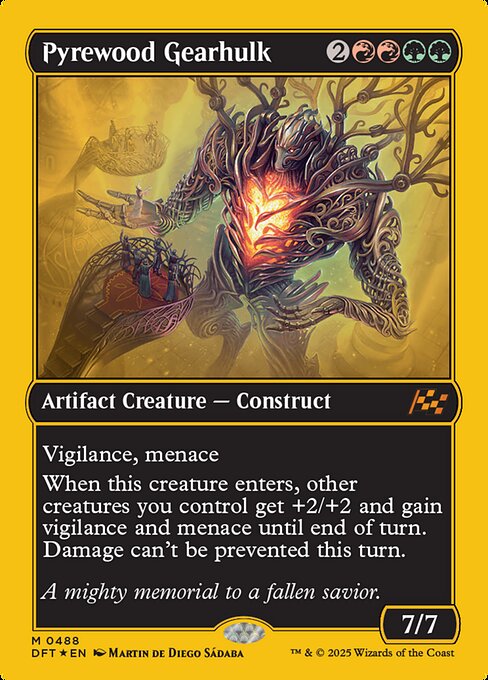 Pyrewood Gearhulk (First-Place Foil) (488) [Aetherdrift]