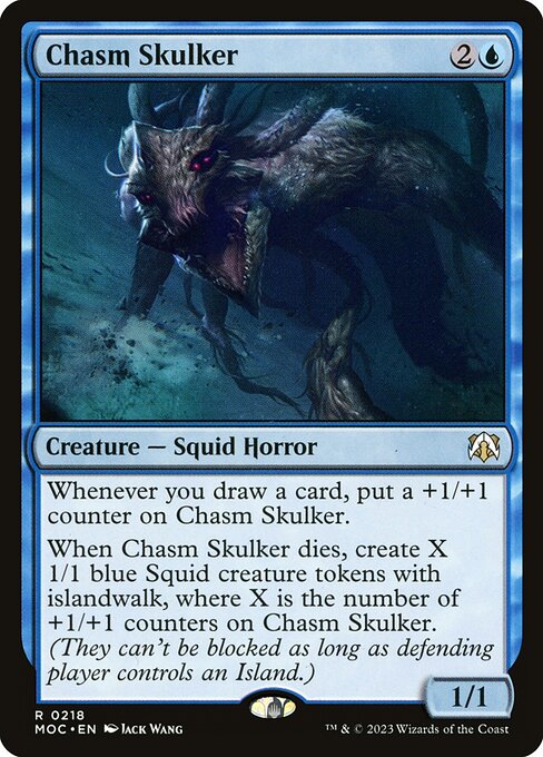 Chasm Skulker (218) [March of the Machine Commander]