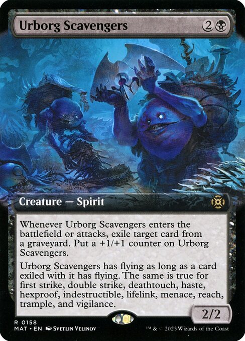 Urborg Scavengers (158) [March of the Machine: The Aftermath] [Extended Art]