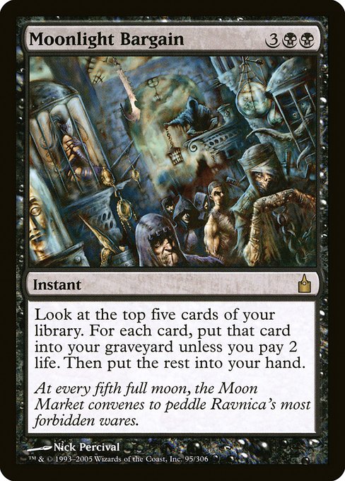 Moonlight Bargain (95) [Ravnica: City of Guilds]