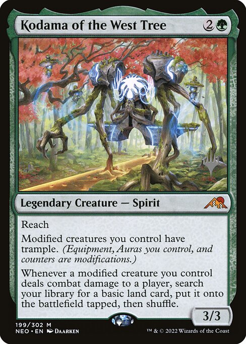 Kodama of the West Tree (199p) [Kamigawa: Neon Dynasty Promos]