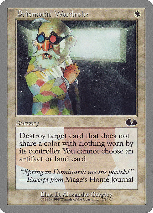 Prismatic Wardrobe (12) [Unglued]