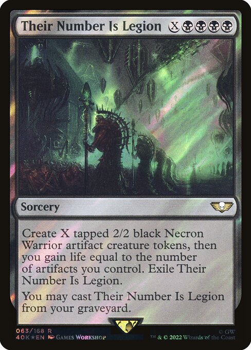 Their Number Is Legion (63★) [Warhammer 40,000 Commander]