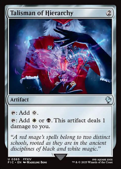 Talisman of Hierarchy (365) [Final Fantasy Commander]