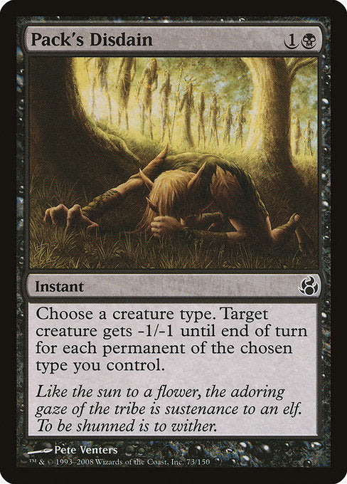 Pack's Disdain (73) [Morningtide]