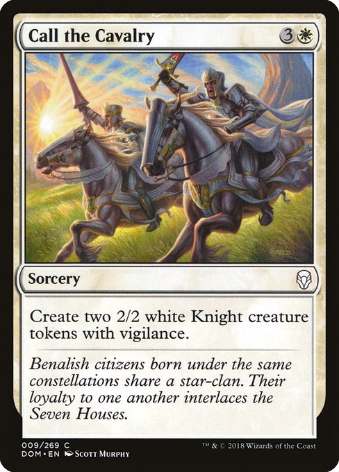 Call the Cavalry (9) [Dominaria]