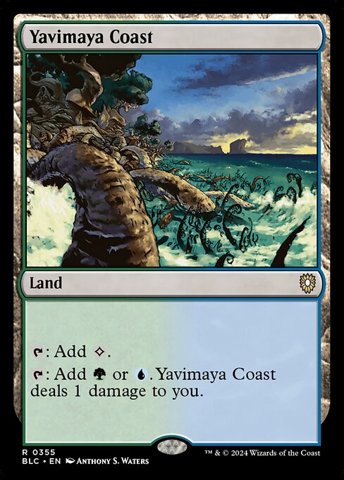 Yavimaya Coast (355) [Bloomburrow Commander]