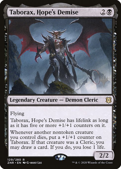 Taborax, Hope's Demise (129p) [Zendikar Rising Promos]