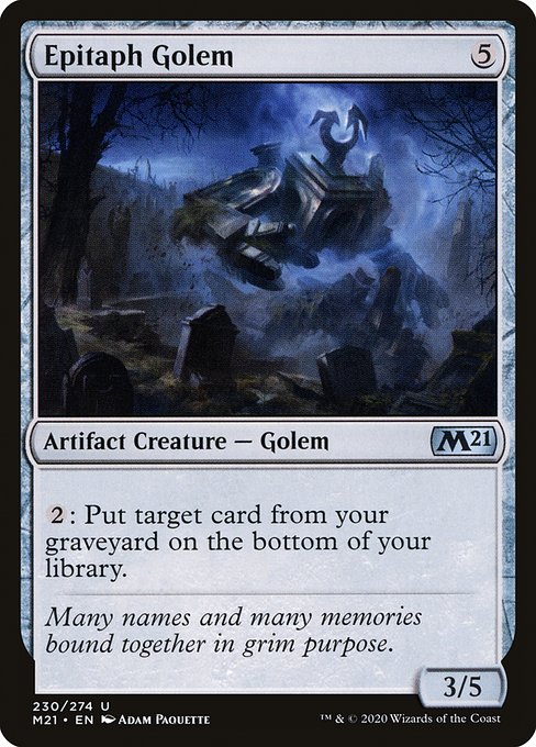 Epitaph Golem (230) [Core Set 2021]