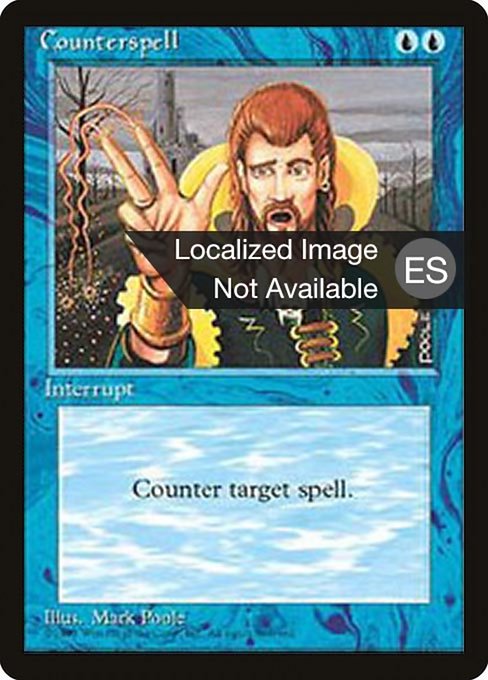 Counterspell (65) [Fourth Edition Foreign Black Border]