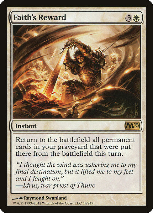 Faith's Reward (14) [Magic 2013]