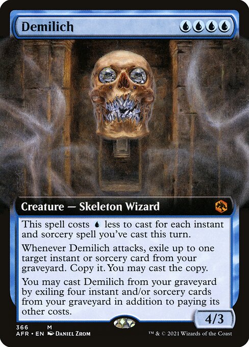 Demilich (366) [Adventures in the Forgotten Realms] [Extended Art]