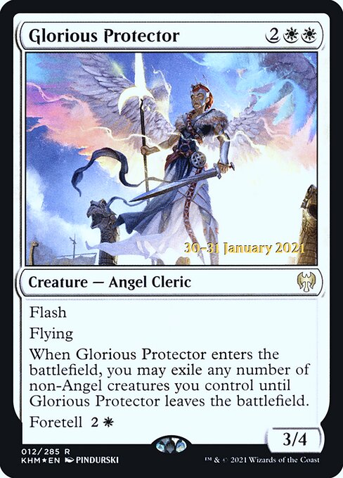 Glorious Protector (12s) [Kaldheim Promos]