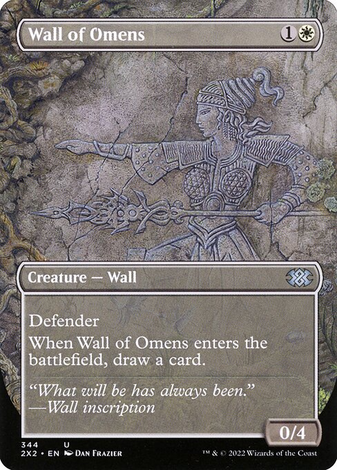 Wall of Omens (344) [Double Masters 2022] [Borderless]