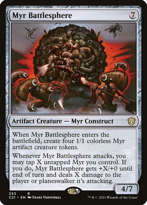 Myr Battlesphere (253) [Commander 2021]