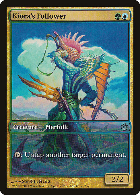 Kiora's Follower (150) [Born of the Gods Promos]
