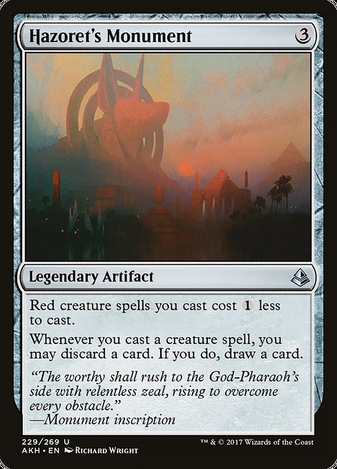 Hazoret's Monument (229) [Amonkhet]