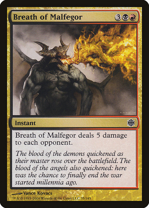 Breath of Malfegor (35) [Alara Reborn]