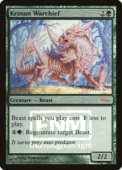 Krosan Warchief (4) [Friday Night Magic 2004]