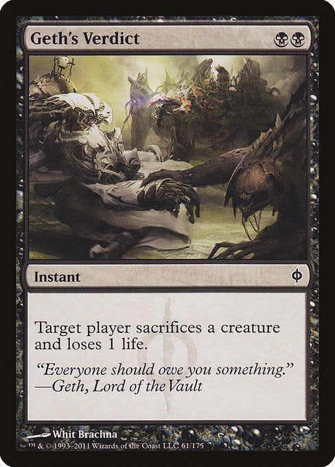 Geth's Verdict (61) [New Phyrexia]