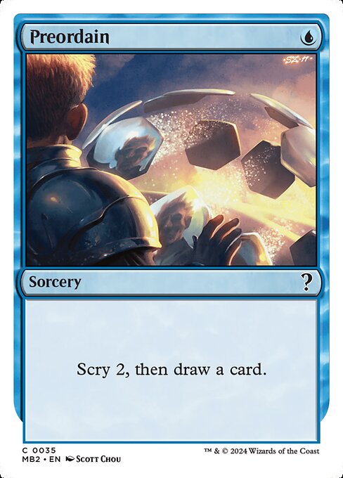 Preordain (35) [Mystery Booster 2]