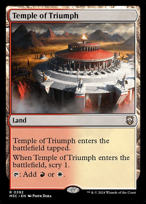 Temple of Triumph (392) [Modern Horizons 3 Commander]