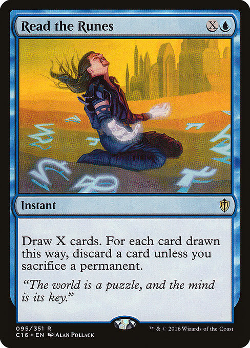 Read the Runes (95) [Commander 2016]