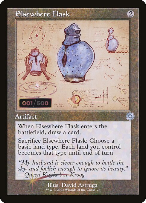 Elsewhere Flask (78z) [The Brothers' War Retro Artifacts]
