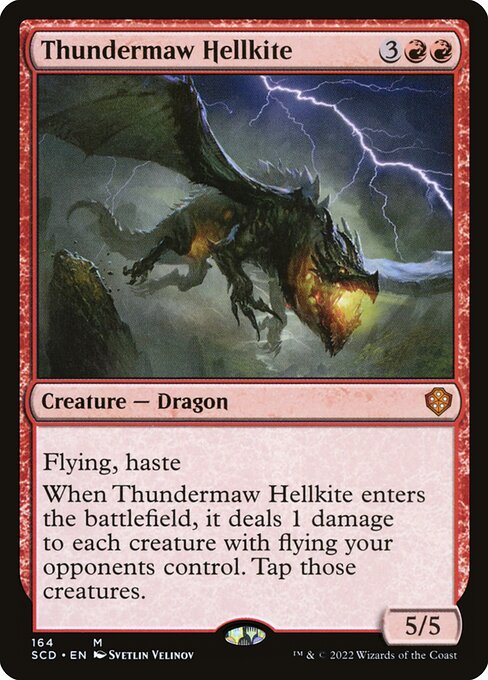 Thundermaw Hellkite (164) [Starter Commander Decks]