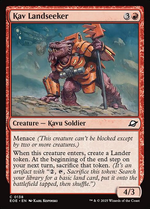 Kav Landseeker (138) [Edge of Eternities]