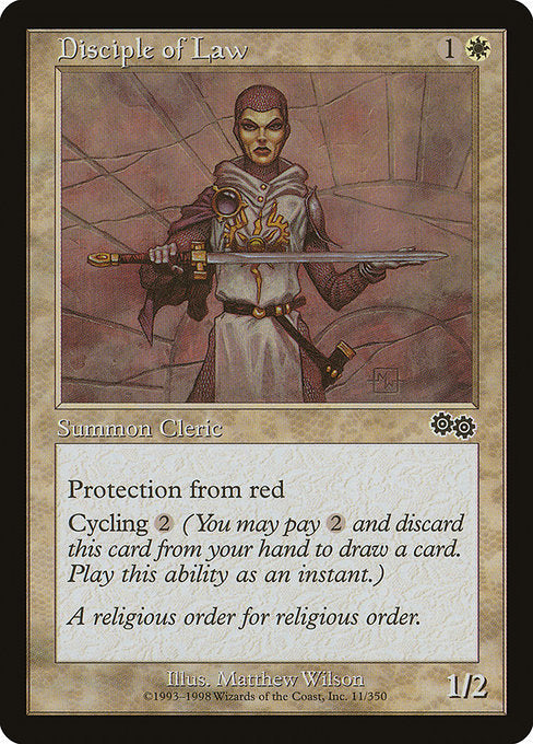Disciple of Law (11) [Urza's Saga]
