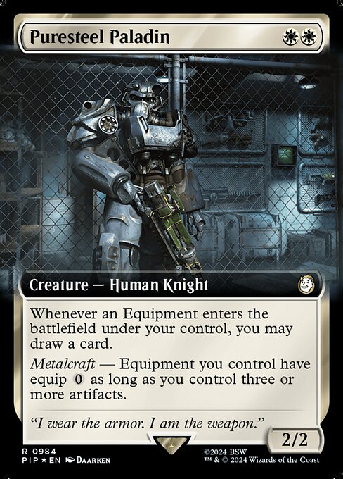 Puresteel Paladin (984) [Fallout] [Extended Art]