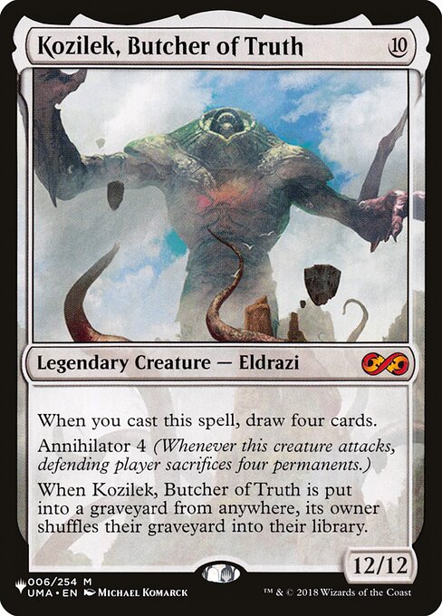 Kozilek, Butcher of Truth (UMA-6) [The List]