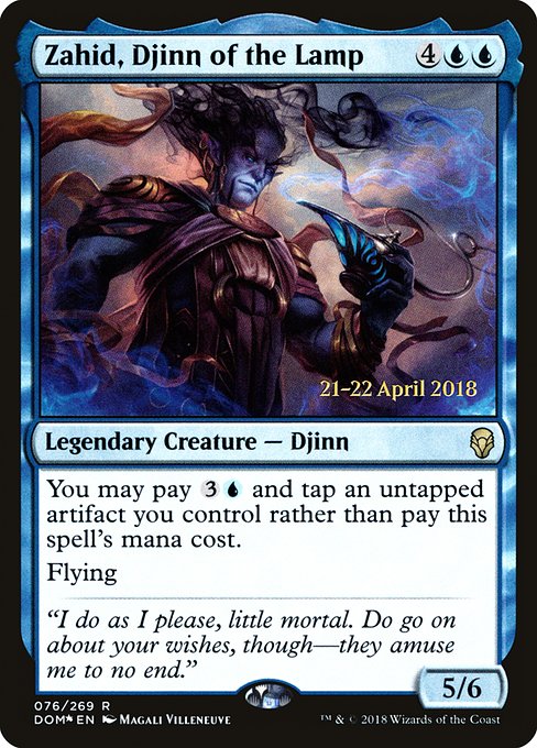 Zahid, Djinn of the Lamp (76s) [Dominaria Promos]