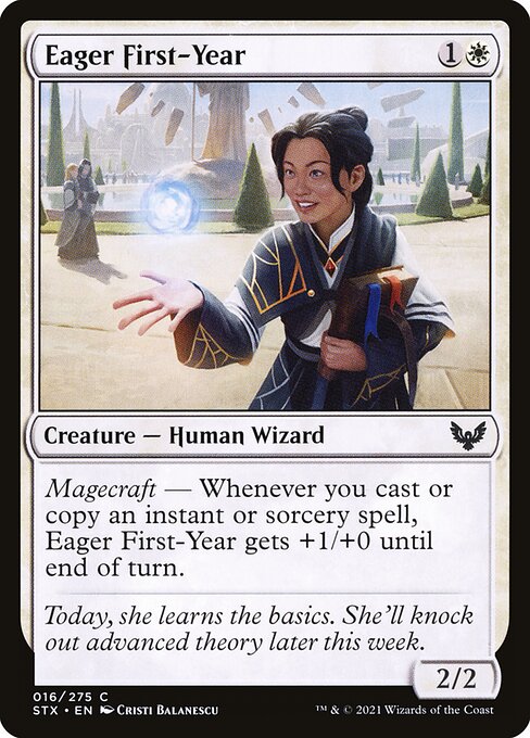 Eager First-Year (16) [Strixhaven: School of Mages]