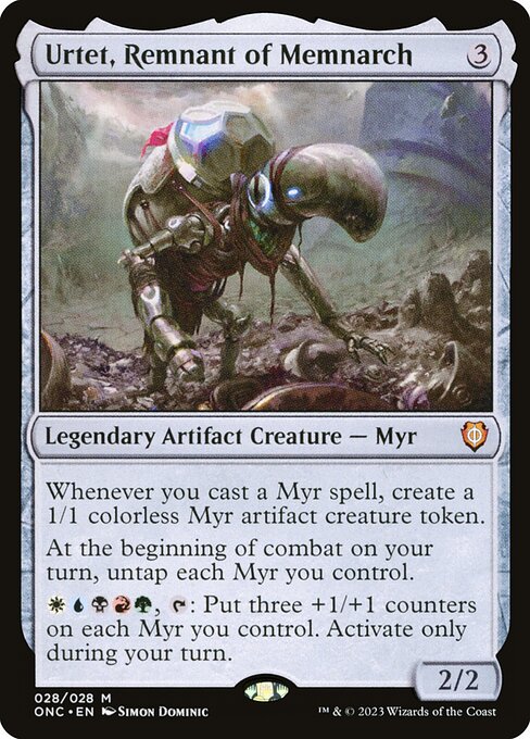 Urtet, Remnant of Memnarch (28) [Phyrexia: All Will Be One Commander]