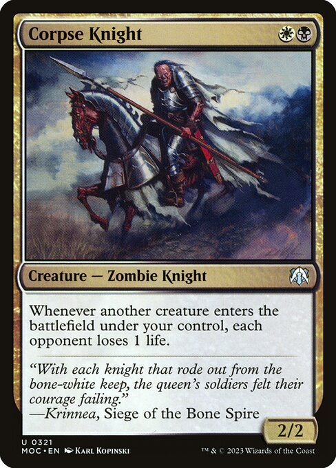Corpse Knight (321) [March of the Machine Commander]